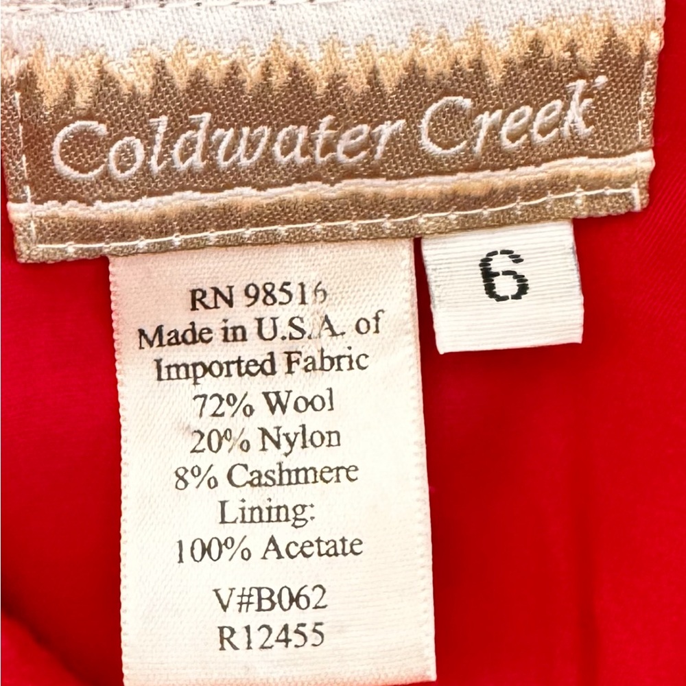 Coldwater Creek Ladies Raspberry Jacket Size 6 - Picture 11 of 11